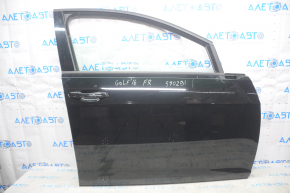 Door assembly front right VW Golf 15- black L041 pokes scratches on the lining