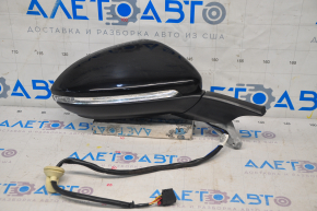 Side mirror right VW Golf 15- 6 pins, with turn signal, heated, black L041