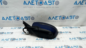 Side mirror left Nissan Rogue 17-20 15 pins, blue heating, turn signal, camera