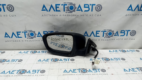 Side mirror left Nissan Rogue 17-20 15 pins, blue heating, turn signal, camera
