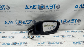 Side mirror right Nissan Rogue 17-20 15 pins, blue, heated, turn signal, camera