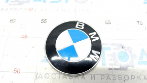 Emblem badge front bumper BMW 3 F30 12-18 sand
