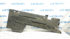 Right underbody protection BMW 3 F30 4d 12-18 tears, worn