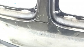 Bare front bumper BMW 3 F30 12-15 for parking sensors, with reflectors, without washers, graphite, made, scratches