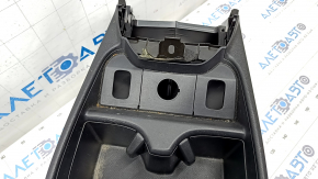 Console central armrest and cup holders Honda CRV 12-14 black, under seat heating buttons, scratches