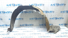 Front left fender liner Toyota Prius V 12-14 pre-restoration, tears