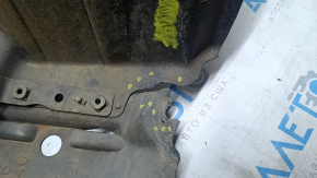 Front left fender liner Toyota Prius V 12-14 pre-restoration, tears