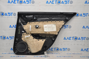 Door trim card rear left VW Golf 15- 5d black, butt