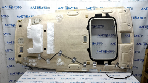 Headlining Honda CRV 12-16 under the sunroof, gray, for dry cleaning, creased