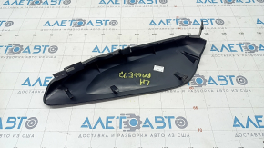 Center console trim side left Nissan Rogue 14-20 black