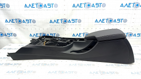 Console central armrest BMW 3 F30 12-18 automatic transmission leather, black