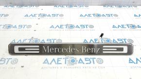 Outer door sill trim front left Mercedes G550 W463 19- chrome with backlight, worn