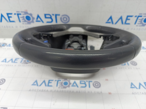 Naked steering wheel Honda CRV 12-16 leather black, pokes