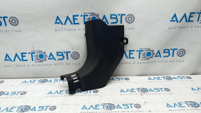 Front pillar trim lower left Nissan Rogue 14-20 black, scratches