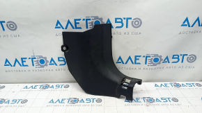 Front pillar trim lower right Nissan Rogue 14-20 black, scratches