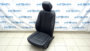 Driver's seat BMW 3 F30 12-18 with airbag, electric with memory, leather black, crack