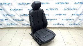 Passenger seat BMW 3 F30 12-18 with airbag, electric, leather black