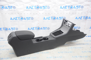 Central console armrest and cup holders VW Golf 15 - black, scratches need cleaning