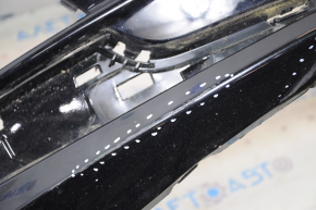 Bare front bumper VW Golf 15-17 without parking sensor, black, minor scratches