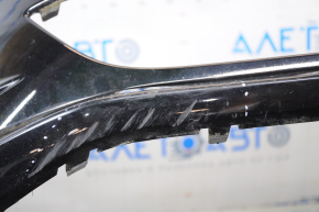 Bare front bumper VW Golf 15-17 without parking sensor, black, minor scratches