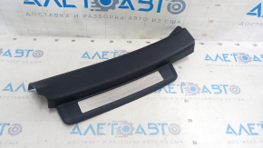 Door sill trim inner rear left Lexus IS 06-13 black with metal insert, scratches, broken fastening