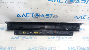 Door sill trim inner front right Lexus IS 06-13 black with metal insert, with backlight, scratches, broken fastening