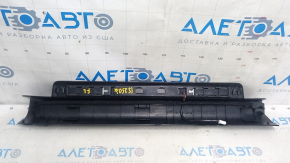 Door sill trim inner front left Lexus IS 06-13 black with metal insert, with backlight, scratches