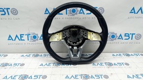 Naked steering wheel Nissan Rogue 17 - black leather, tear