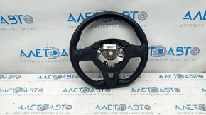 Naked steering wheel Nissan Rogue 17 - black leather, tear