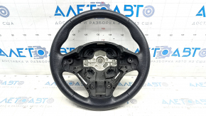 Bare steering wheel BMW 3 F30 12-18 black leather, Sport without paddles and heating, tears
