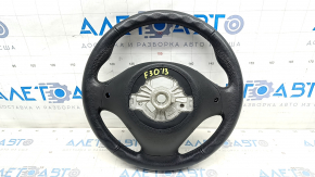 Bare steering wheel BMW 3 F30 12-18 black leather, Sport without paddles and heating, tears