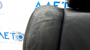Driver's seat Honda CRV 12-14 without airbag, leather black, electric, heated, worn