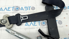 Driver's seat belt Nissan Rogue 14-20 black, driftwood, for dry cleaning