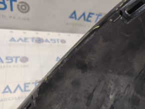 Front bumper bare Honda Accord 18-20 black, scratches, broken fasteners, crack