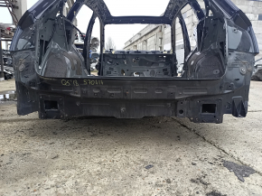 Rear panel Audi Q5 80A 18-24 2 parts, on the body, blue