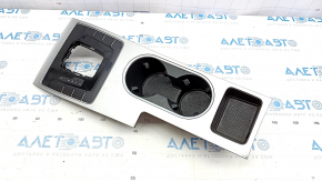 Cup holders panel VW Passat b7 12-13 USA gray type 2, worn