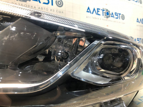 Headlight front left naked Chevrolet Volt 16 - scratches, cracked housing and mount