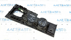 Cup holders panel VW Passat b7 12-15 USA gray, type 2, scratch