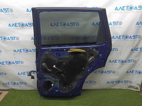 Door assembly rear right Nissan Rogue 14-20 blue RBY, butt