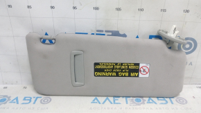 Left visor Lexus IS250 IS350 06-13 gray without hook, for dry cleaning