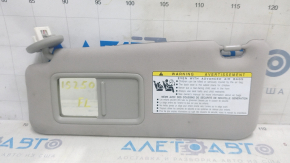 Left visor Lexus IS250 IS350 06-13 gray without hook, for dry cleaning