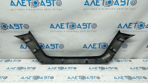 Front bumper molding upper Nissan Rogue 17- black, sand