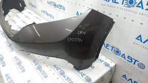 Front bumper bare upper part Honda CRV 12-14 prerest, brown, scratches, broken mount