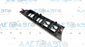 Front left window lift control trim Lexus IS250 IS350 06-13 wood grain