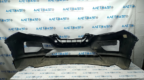 Bare front bumper Nissan Rogue 17 - blue, scratches, broken mount