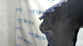 Bare front bumper Nissan Rogue 17 - blue, scratches, broken mount