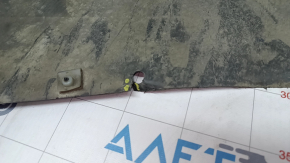 Bare front bumper Nissan Rogue 17 - blue, scratches, broken mount