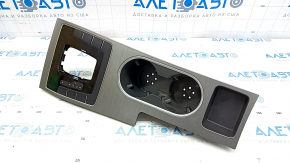 Cup holders panel VW Passat b7 12-15 USA dark gray, type 2