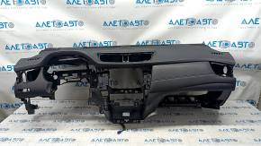 Torpedo front panel with AIRBAG Nissan Rogue 14-20 black BOSE, type 2