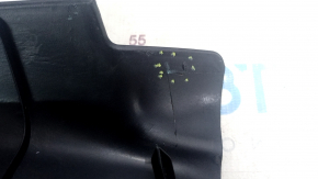 Door sill trim inner rear left Lexus IS 06-13 black with metal insert, scratches, broken fastening